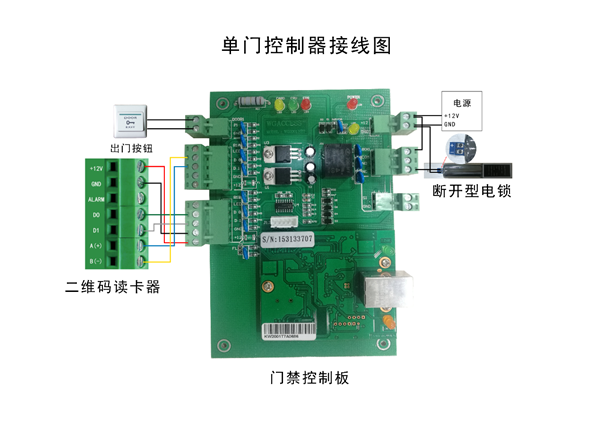 單門控制器接線圖 單門控制器接線圖