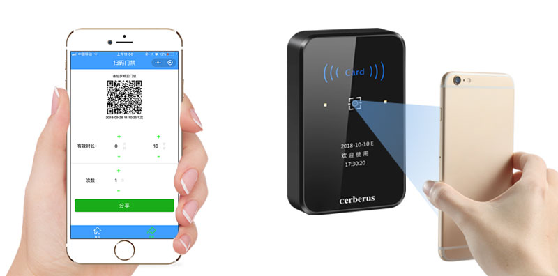 動態二維碼門禁開門