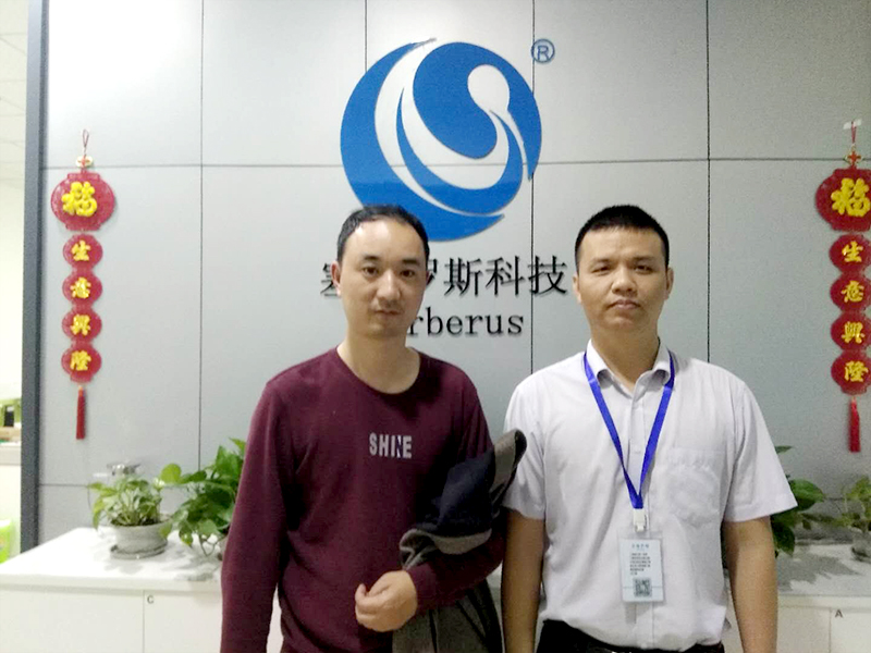 杭州立方潘經理與塞伯羅斯侯經理面談 杭州立方潘經理與塞伯羅斯侯經理面談