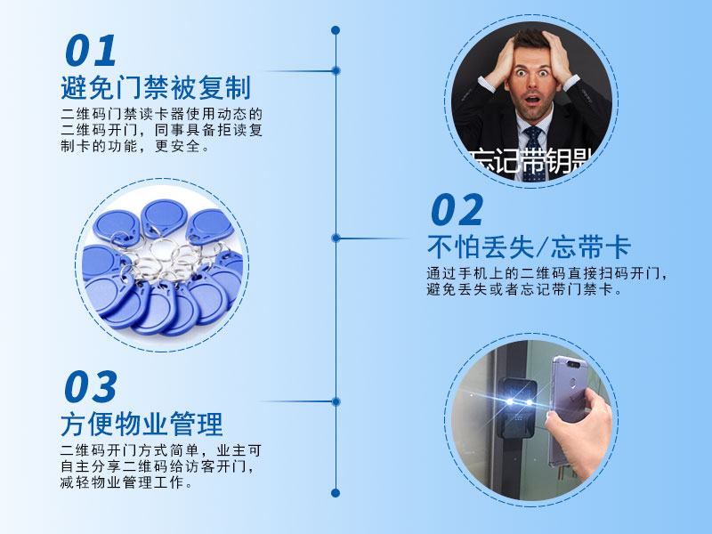 二維碼門禁的優點 二維碼門禁的優點