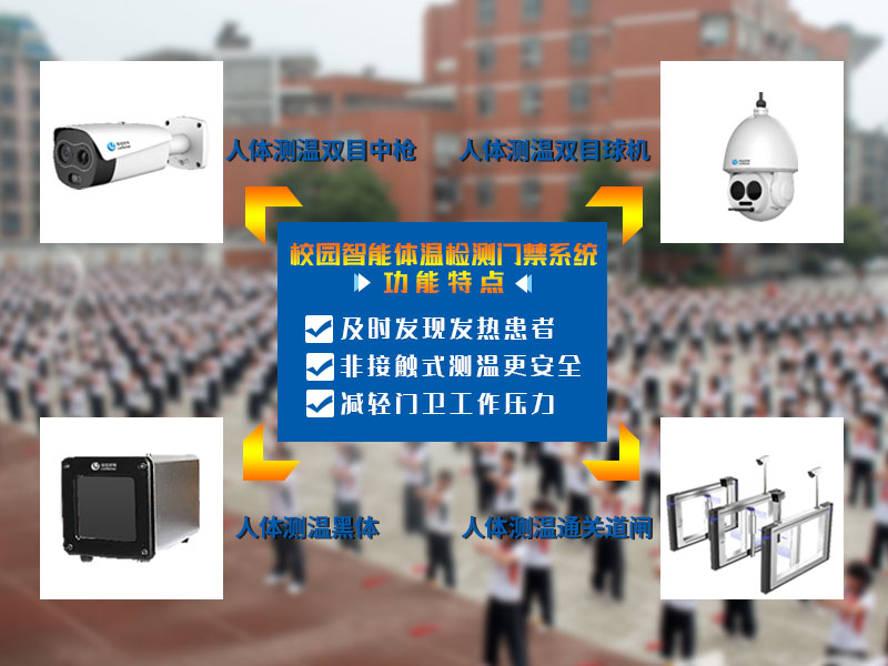 校園智能體溫檢測門禁系統功能特點
